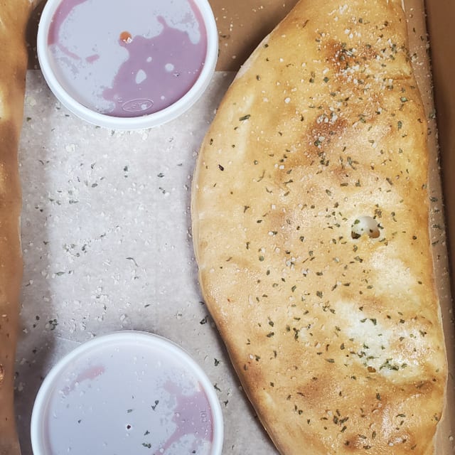 BBQ Chicken Calzone.