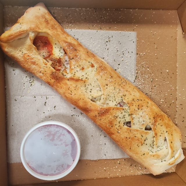 Meat Lovers Stromboli.